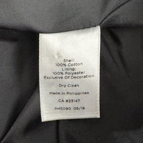 Talbots Tweed Blazer Jacket Womens Size 10 Black White Cotton Office CJ-1884 - Picture 8 of 8